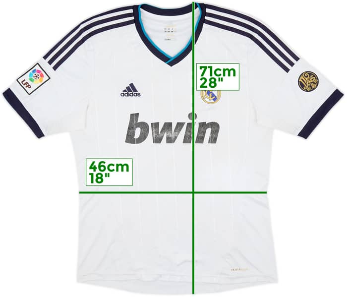 2012-13 Real Madrid Home Shirt - 4/10 - (M)