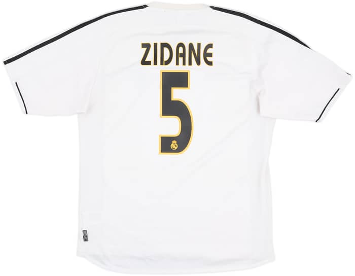 2003-04 Real Madrid Home Shirt Zidane #5 - 5/10 - (M)