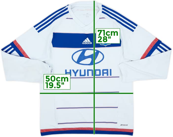 2015-16 Lyon Home L/S Shirt - 4/10 - (M)