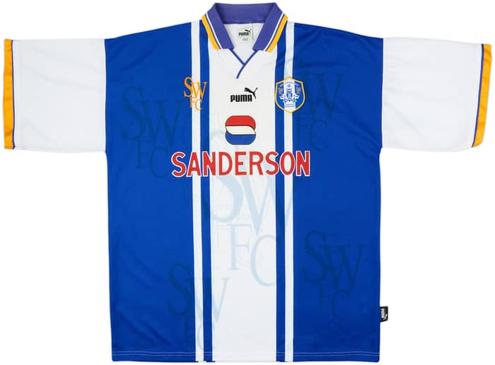1995-97 Sheffield Wednesday Home Shirt - 8/10 - (XL)