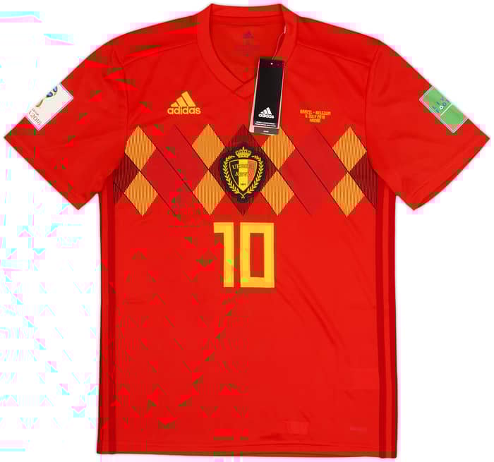 2018-19 Belgium Home Shirt Hazard #10 (S)