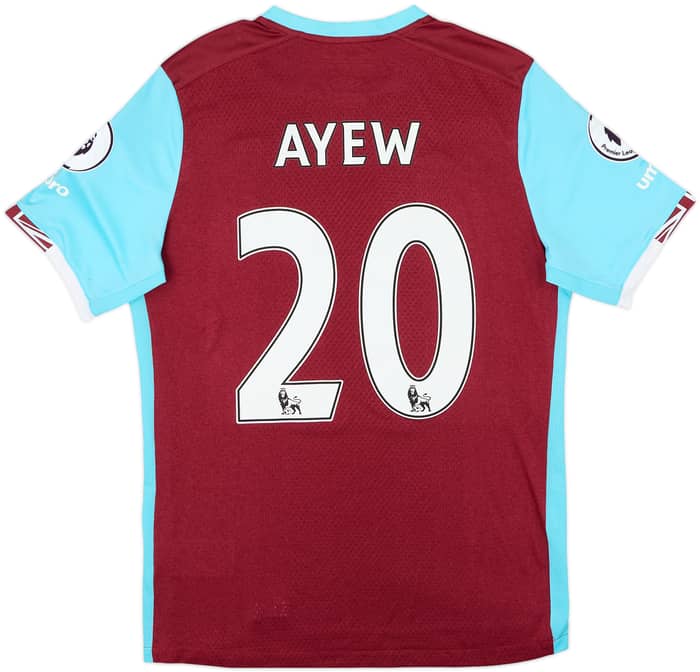 2016-17 West Ham Home Shirt Ayew #20 - 7/10 - (L)