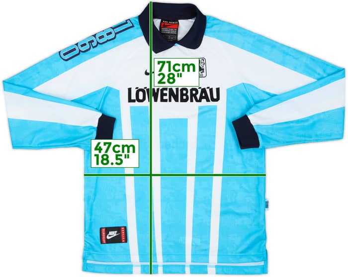 1996-97 1860 Munich Home L/S Shirt - 9/10 - (XL.Boys)