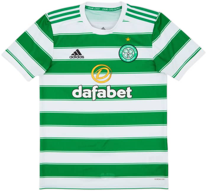 2021-22 Celtic Home Shirt Johnstone #7 - 5/10 - (S)