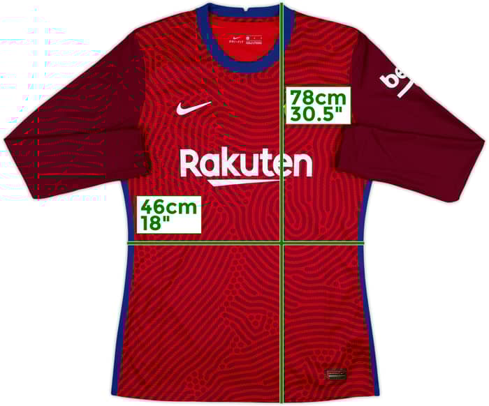 2020-21 Barcelona Authentic GK Shirt - 10/10 - (L)