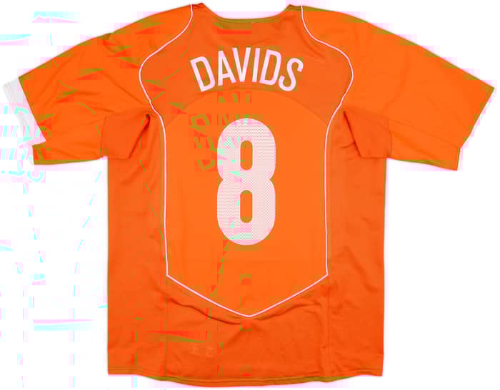 2004-06 Netherlands Home Shirt Davids #8 - 7/10 - (L)