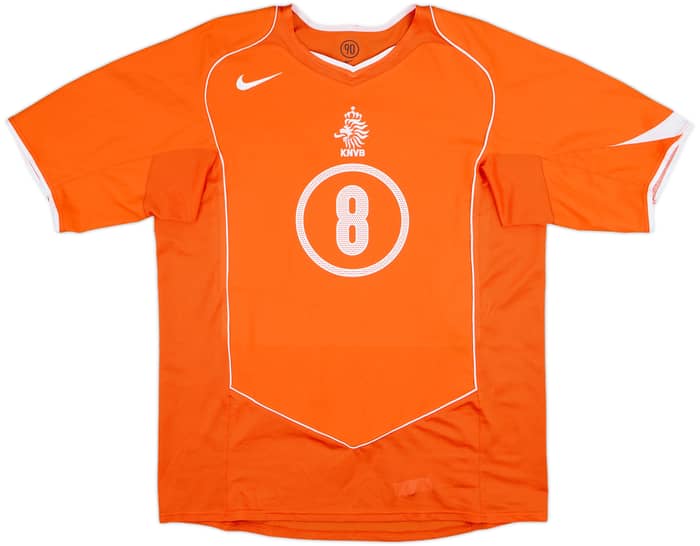 2004-06 Netherlands Home Shirt Davids #8 - 7/10 - (L)