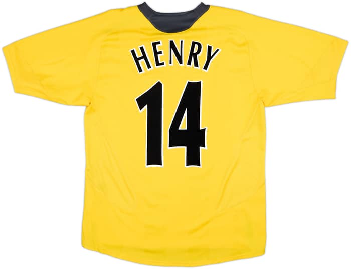 2005-06 Arsenal Away Shirt Henry #14 - 8/10 - (M)