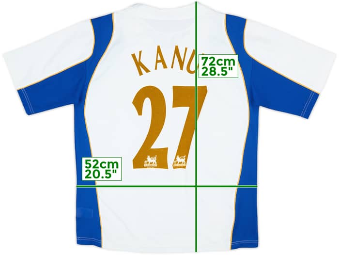 2006-07 Portsmouth Away Shirt Kanu #27 - 5/10 - (M)