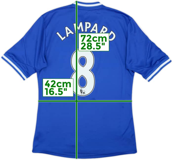 2013-14 Chelsea Home Shirt Lampard #8 - 8/10 - (S)