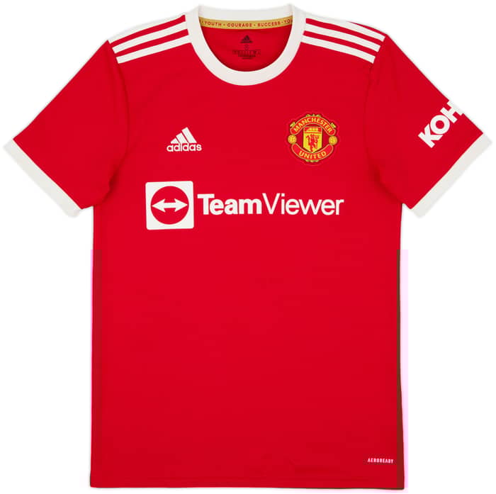 2021-22 Manchester United Home Shirt Ronaldo #7 - 8/10 - (S)