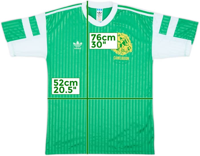 1990-92 Cameroon Home Shirt - 8/10 - (L/XL)