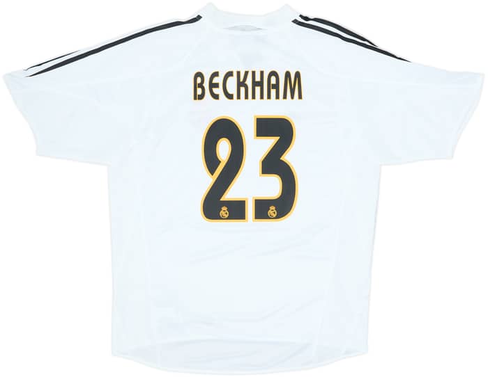 2004-05 Real Madrid Home Shirt Beckham #23 (L)