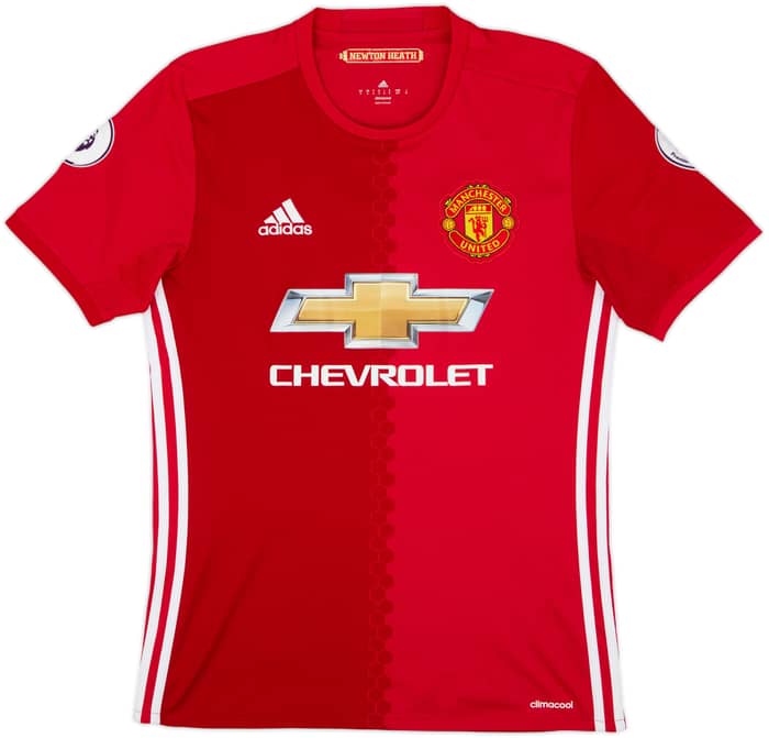 2016-17 Manchester United Home Shirt Pogba #6 - 7/10 - (S)