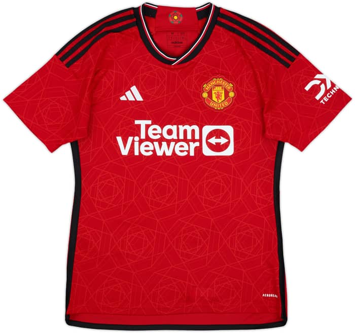 2023-24 Manchester United Home Shirt Garnacho #17 - 9/10 - (M)