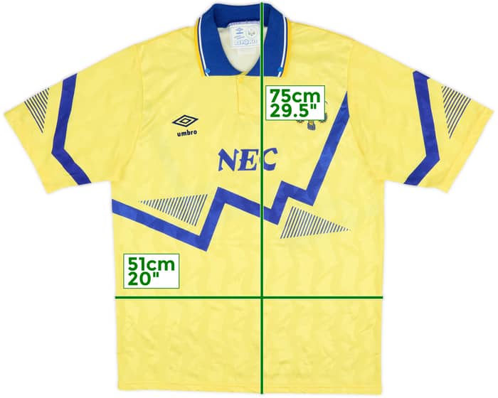 1990-92 Everton Away Shirt - 6/10 - (M)