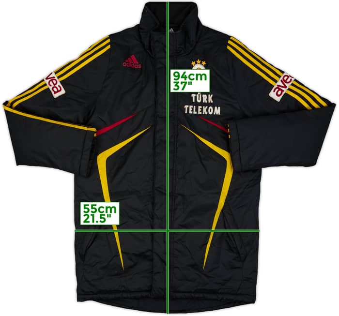 2009-10 Galatasaray adidas Padded Bench Coat - 7/10 - (S)