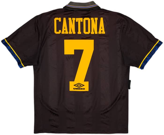 1993-95 Manchester United Away Shirt Cantona #7 - 5/10 - (S)