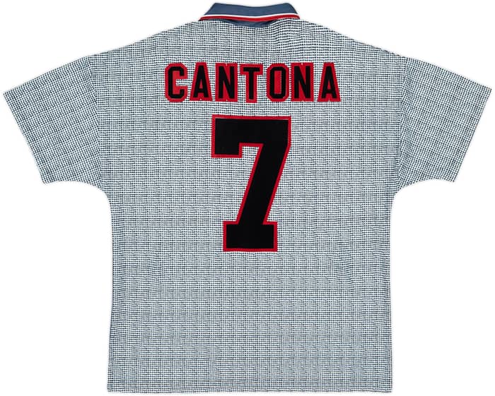 1995-96 Manchester United Away Shirt Cantona #7 - 8/10 - (L)