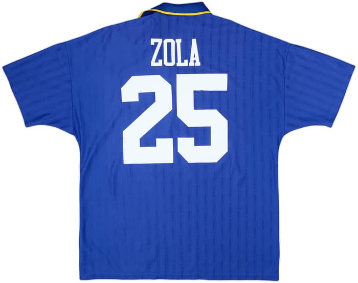 1995-97 Chelsea Home Shirt Zola #25 - 5/10 - (XL)