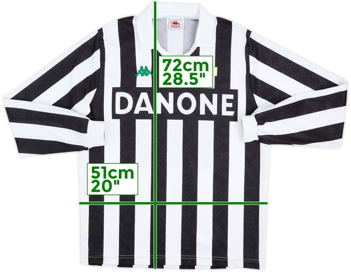 1992-94 Juventus Match Issue Home L/S Shirt #19