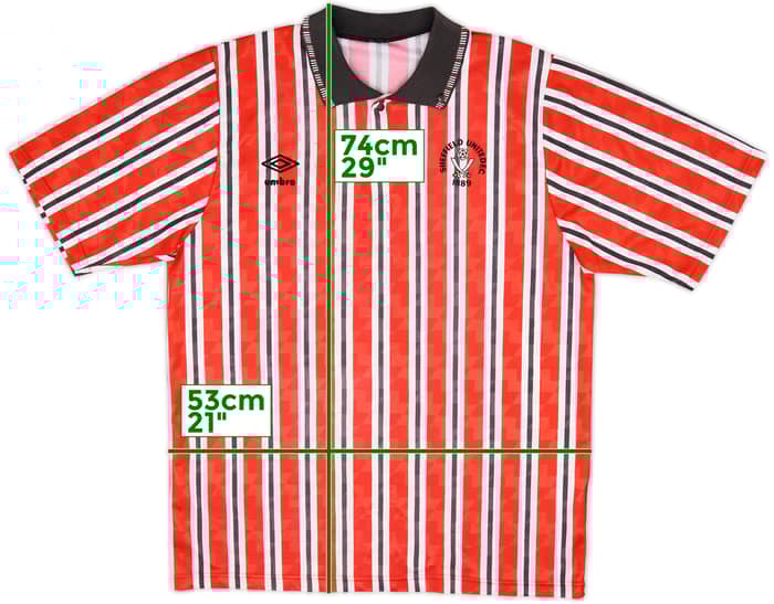 1990-92 Sheffield United Home Shirt - 8/10 - (L)