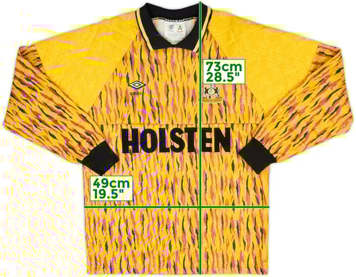 1991-93 Tottenham GK Shirt #1 - 9/10 - (S)