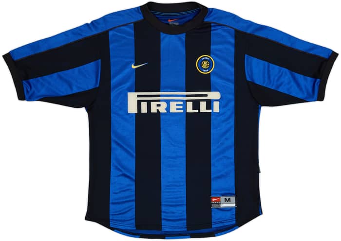 1999-00 Inter Milan Home Shirt Ronaldo #9 - 8/10 - (M)