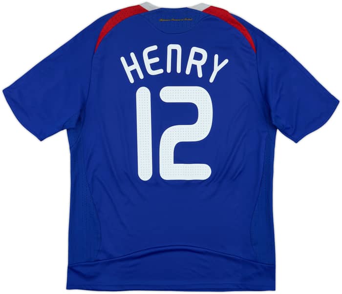 2007-08 France Home Shirt Henry #12 - 5/10 - (L)