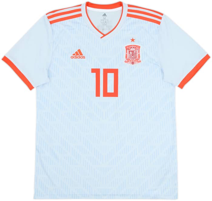 2018-19 Spain Away Shirt Thiago #10 - 10/10 - (M)