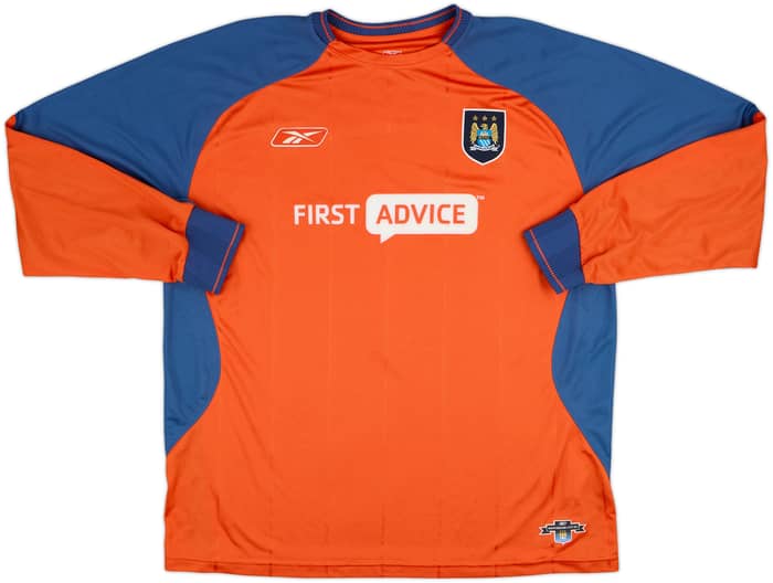 2003-04 Manchester City GK Shirt James #1 - 9/10 - (L)