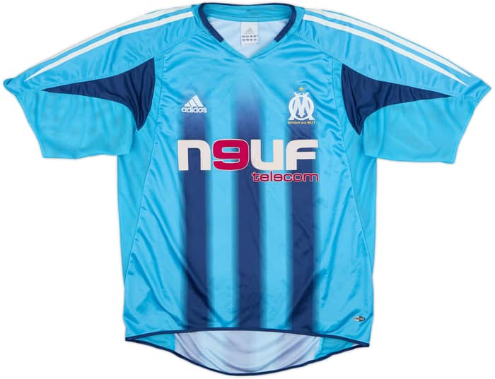 2004-05 Olympique Marseille Away Shirt Lizarazu #3 - 6/10 - (M)