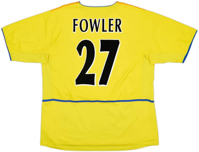2002-03 Leeds United Away Shirt Fowler #27 - 7/10 - (XL)