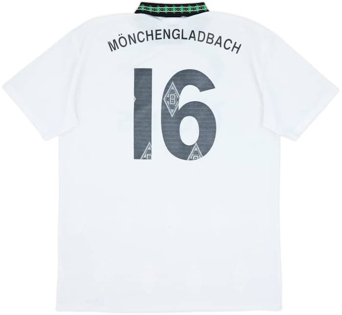 1995-96 Borussia Monchengladbach Home Shirt #16 - 9/10 - (L)