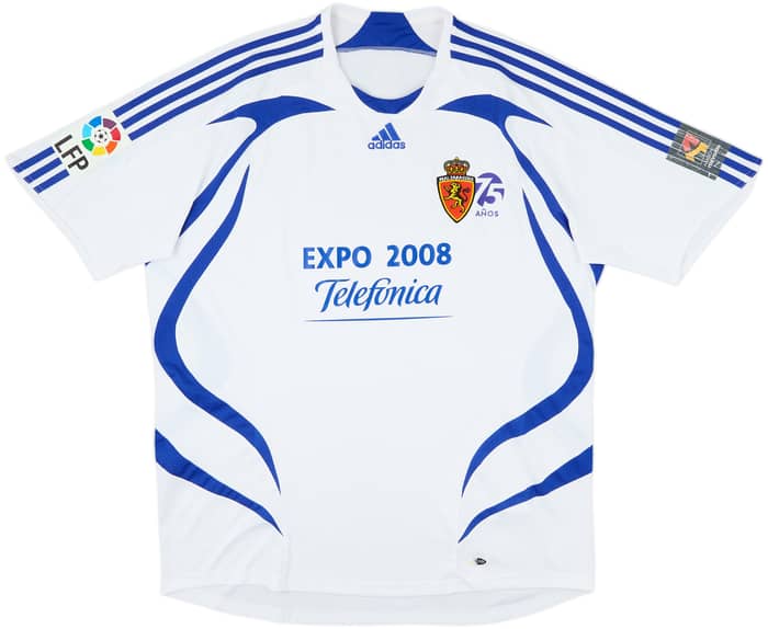 2008-09 Real Zaragoza Home Shirt - 6/10 - (XXL)