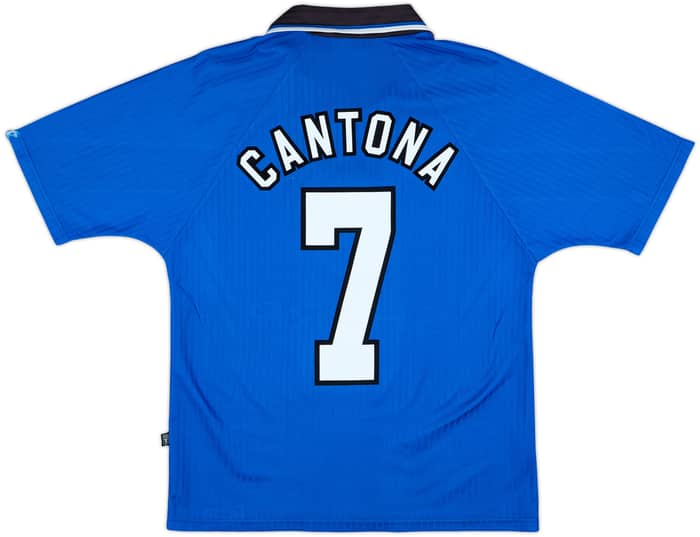 1996-98 Manchester United Third Shirt Cantona #7 - 8/10 - (Y)