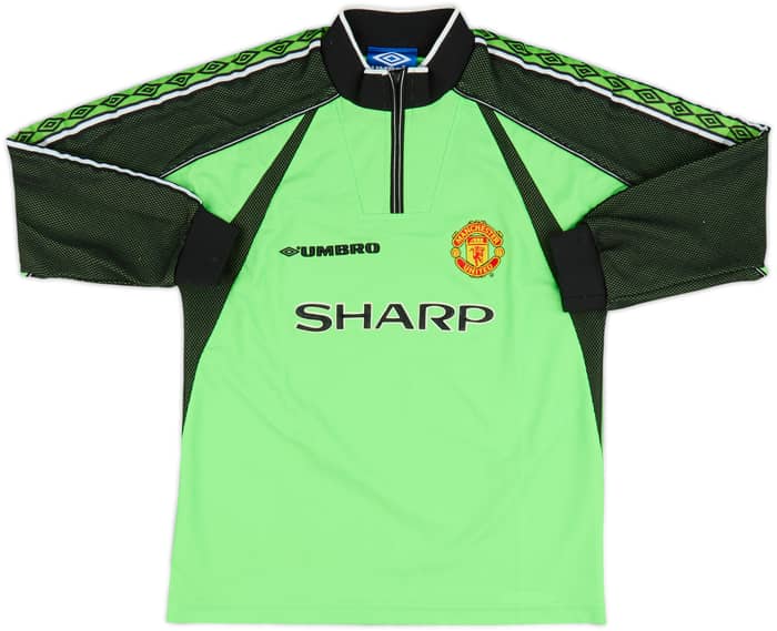 1998-99 Manchester United GK Shirt - 8/10 - (L.Boys)