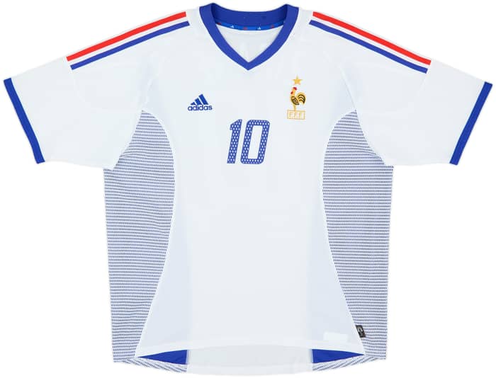 2002-04 France Away Shirt Zidane #10 - 8/10 - (XL)