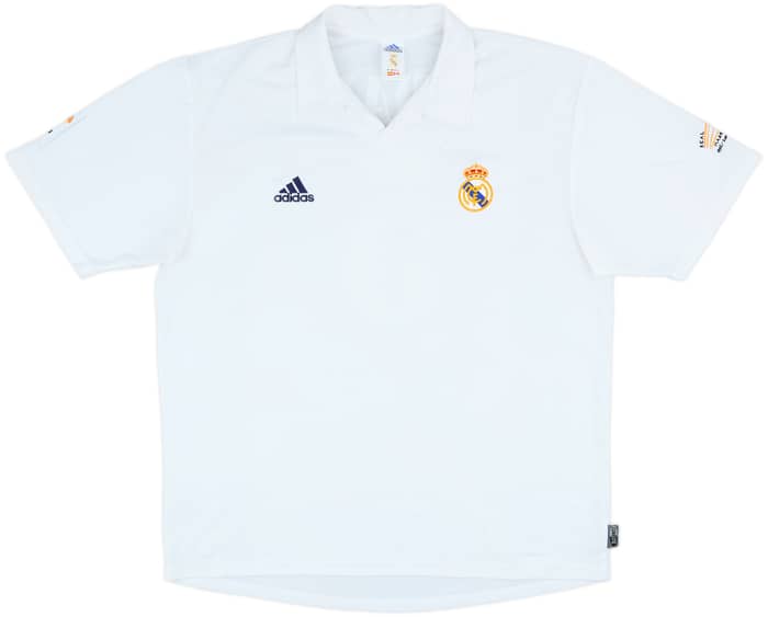 2001 Real Madrid Home Shirt Zidane #5 - 6/10 - (XL)