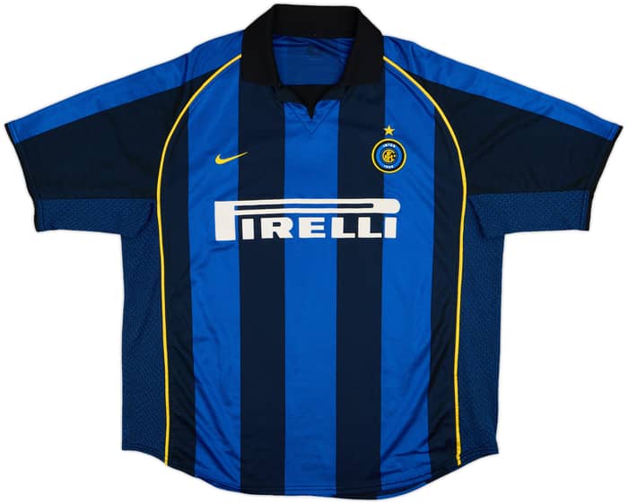 2001-02 Inter Milan Home Shirt Ronaldo #9 - 8/10 - (XL)