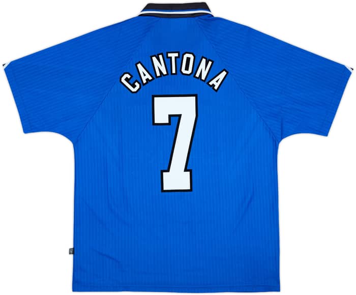 1996-98 Manchester United Third Shirt Cantona #7 - 10/10 - (L)