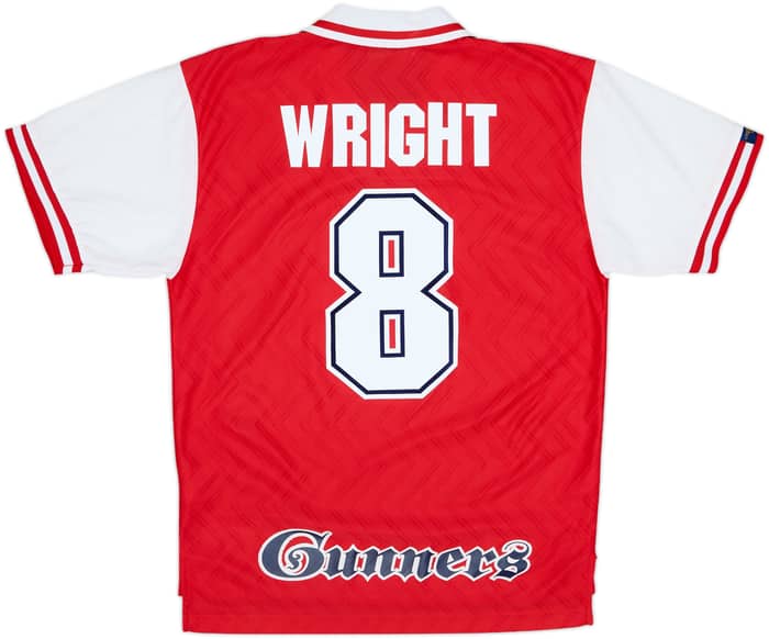 1996-98 Arsenal Home Shirt Wright #8 - 8/10 - (M)