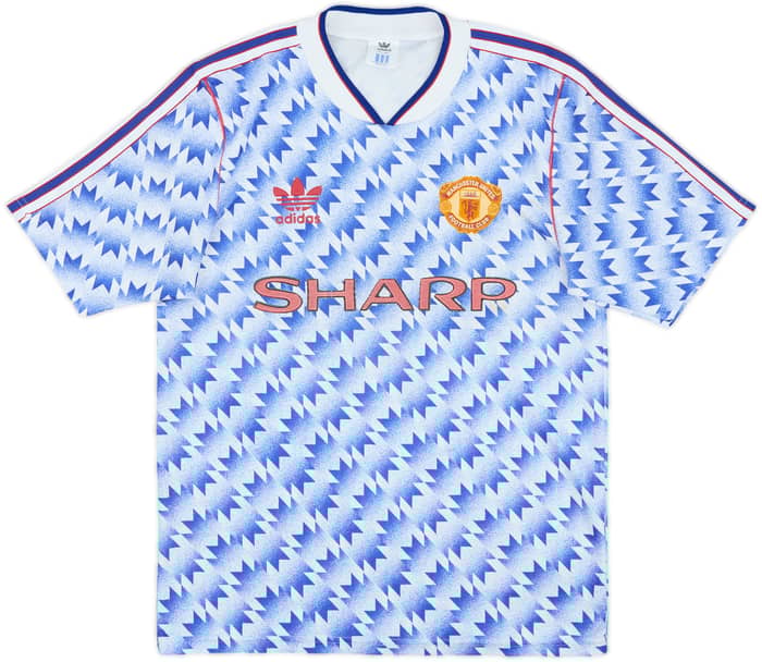 1990-92 Manchester United Away Shirt - 7/10 - (S)