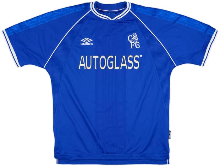 1999-01 Chelsea Home Shirt Zola #25 - 7/10 - (L)