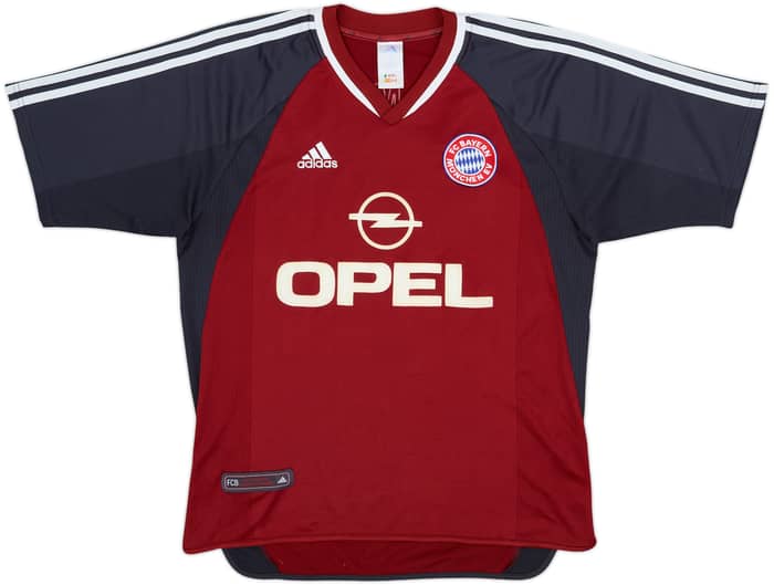 2001-02 Bayern Munich Home Shirt Elber #9 - 7/10 - (M)