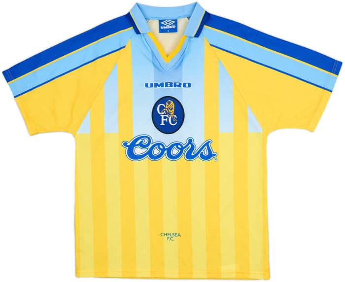 1996-97 Chelsea Away Shirt Gullit #4 - 8/10 - (M)