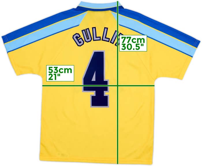 1996-97 Chelsea Away Shirt Gullit #4 - 8/10 - (M)