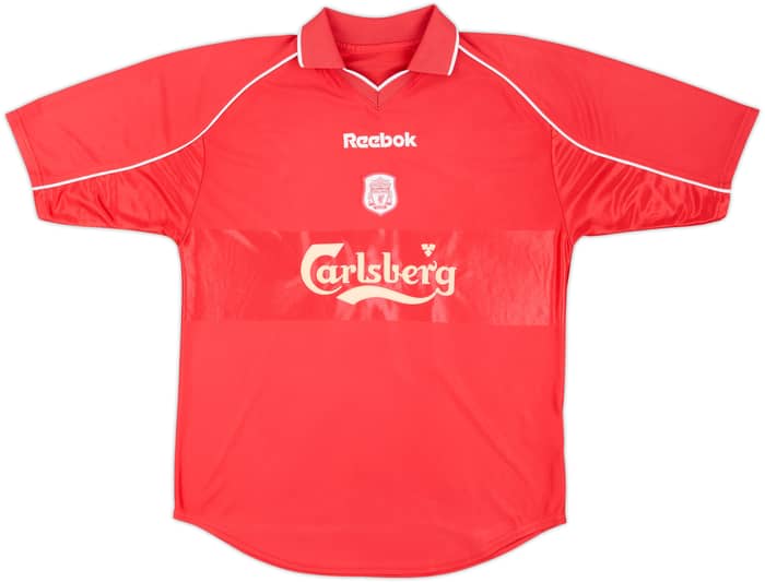 2000-02 Liverpool Home Shirt Gerrard #17 - 6/10 - (M)