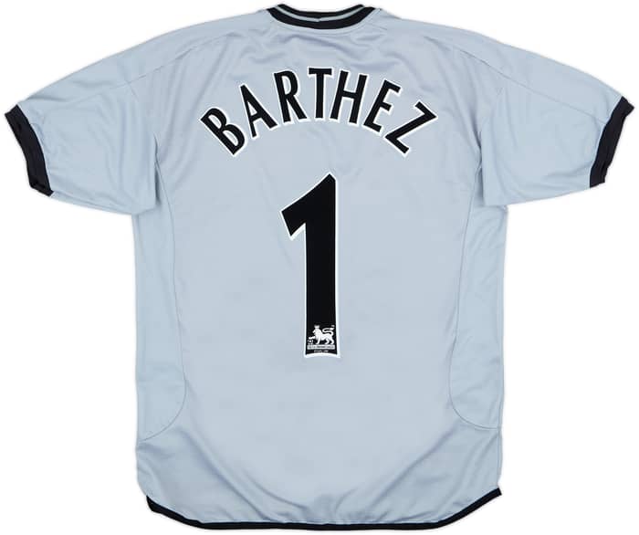 2001-02 Manchester United Centenary GK S/S Shirt Barthez #1 - 10/10 - (S)