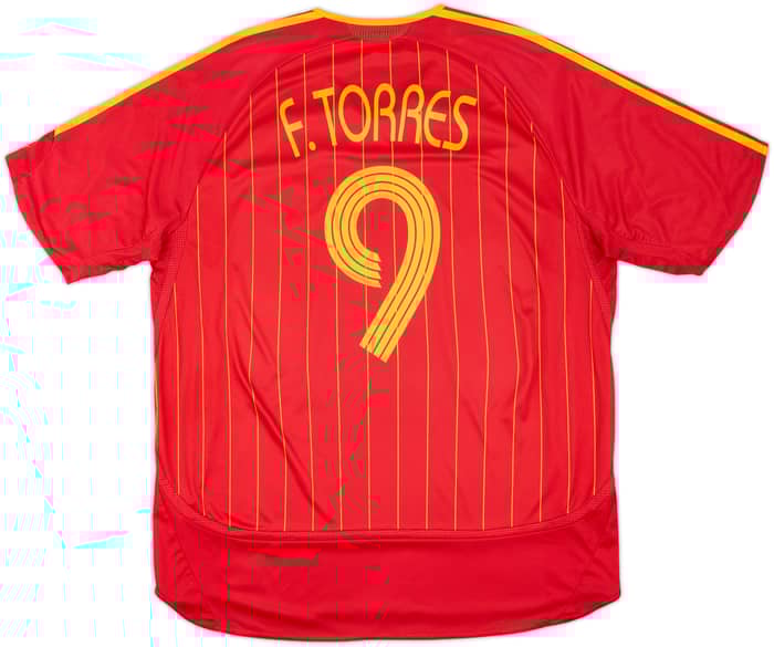 2006-08 Spain Home Shirt F.Torres #9 - 8/10 - (XL)